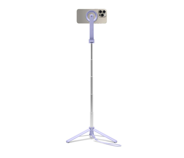 Spigen Magsafe Bluetooth Selfie Stick Tripod Lavender - 1346673 - zdjęcie 2
